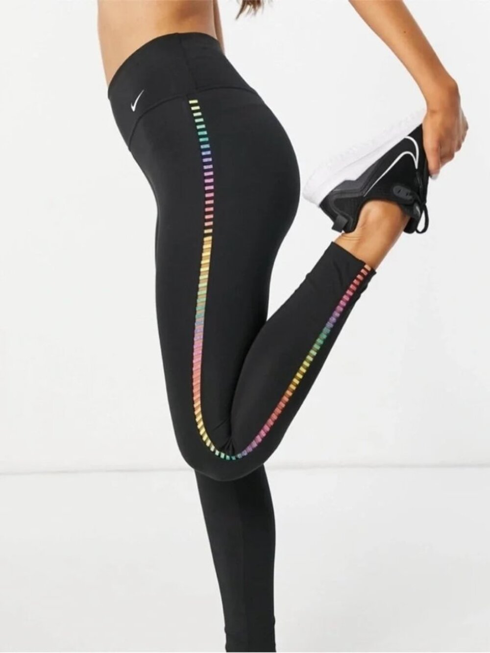 Nike One Rainbow Ladder Leggings